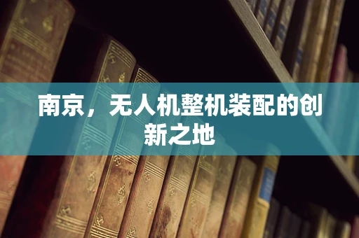 南京，无人机整机装配的创新之地