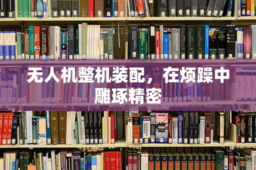 无人机整机装配，在烦躁中雕琢精密