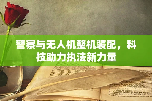警察与无人机整机装配，科技助力执法新力量
