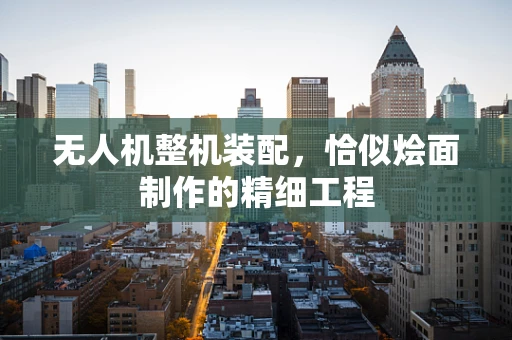 无人机整机装配，恰似烩面制作的精细工程