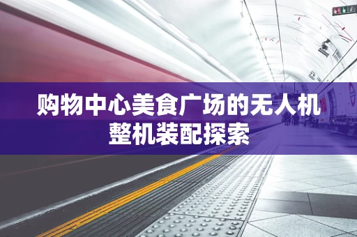 购物中心美食广场的无人机整机装配探索