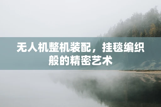 无人机整机装配，挂毯编织般的精密艺术