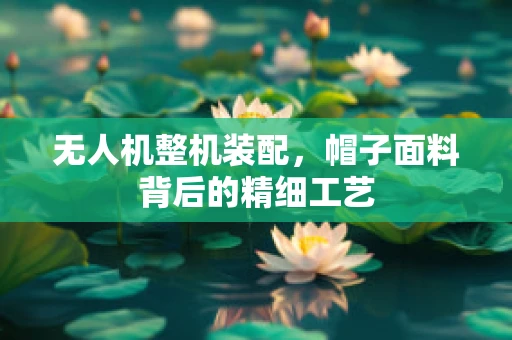 无人机整机装配，帽子面料背后的精细工艺