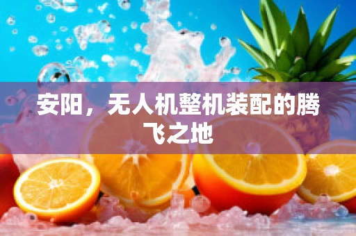 安阳，无人机整机装配的腾飞之地