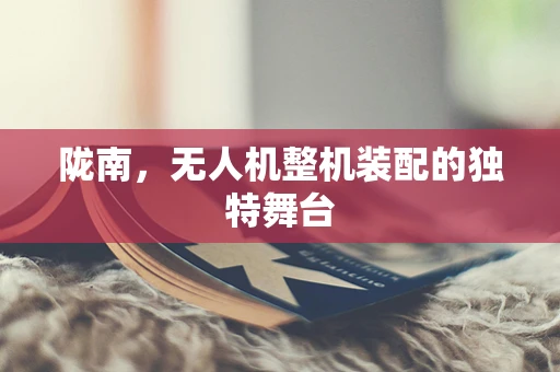 陇南，无人机整机装配的独特舞台