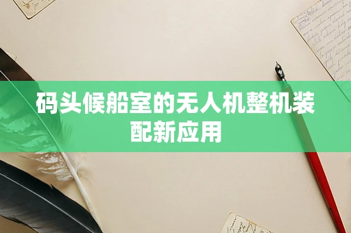 码头候船室的无人机整机装配新应用