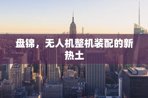 盘锦，无人机整机装配的新热土