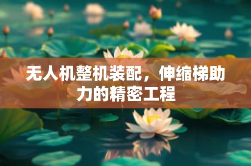 无人机整机装配，伸缩梯助力的精密工程