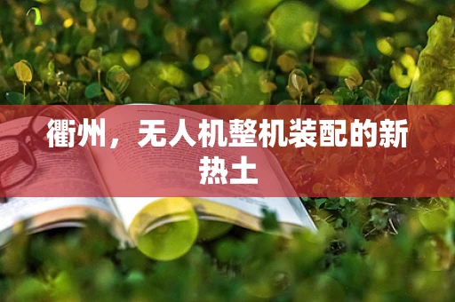 衢州，无人机整机装配的新热土