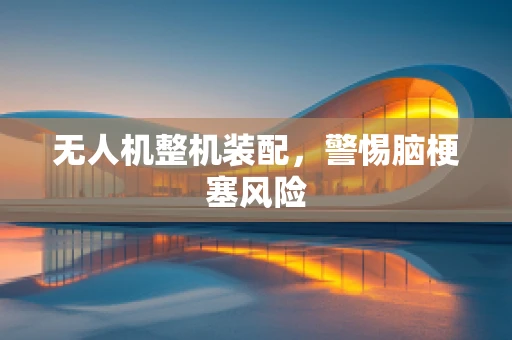 无人机整机装配，警惕脑梗塞风险