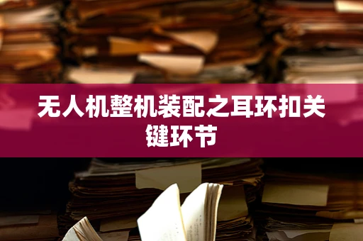 无人机整机装配之耳环扣关键环节