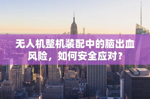 无人机整机装配中的脑出血风险，如何安全应对？
