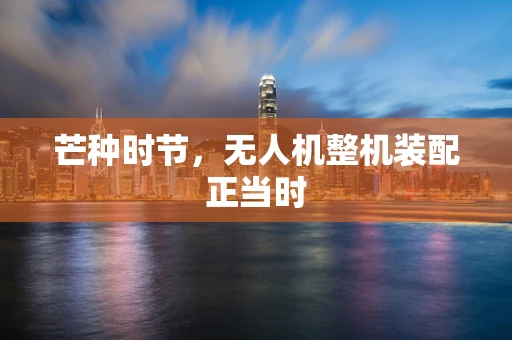 芒种时节，无人机整机装配正当时
