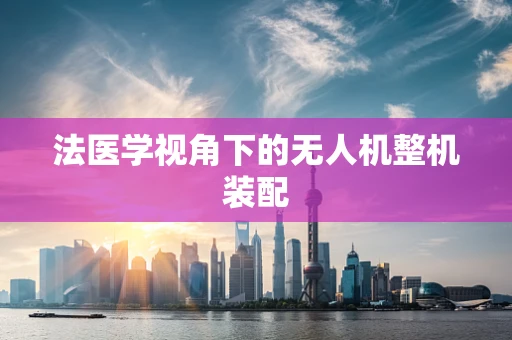 法医学视角下的无人机整机装配
