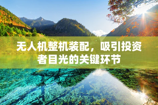 无人机整机装配，吸引投资者目光的关键环节