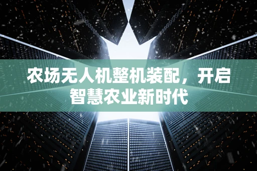 农场无人机整机装配，开启智慧农业新时代
