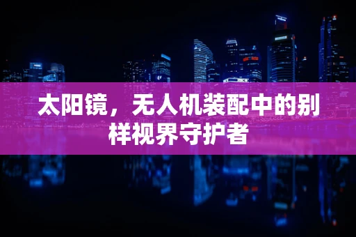 太阳镜，无人机装配中的别样视界守护者