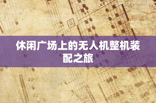 休闲广场上的无人机整机装配之旅