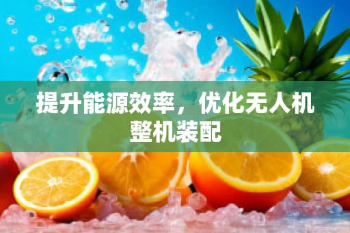 提升能源效率，优化无人机整机装配
