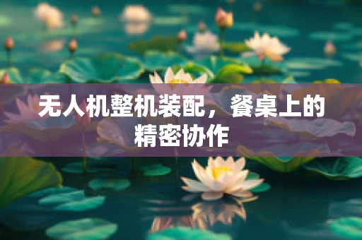 无人机整机装配，餐桌上的精密协作