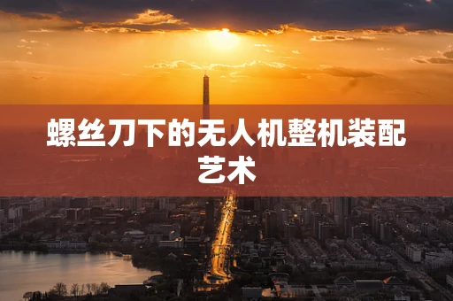 螺丝刀下的无人机整机装配艺术