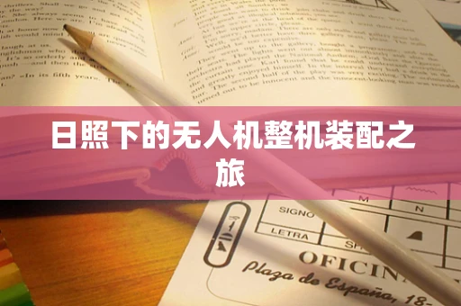 日照下的无人机整机装配之旅