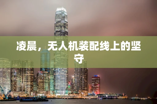凌晨，无人机装配线上的坚守