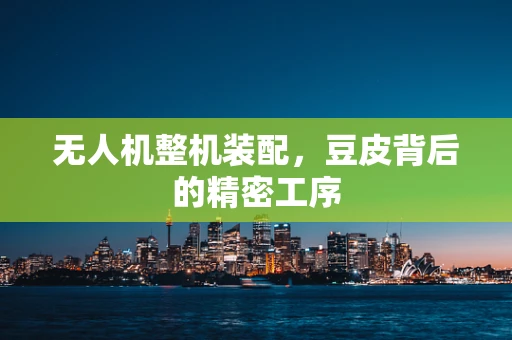 无人机整机装配，豆皮背后的精密工序