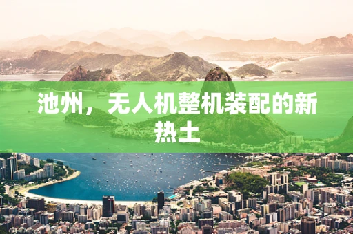 池州，无人机整机装配的新热土