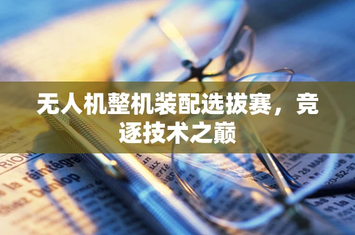 无人机整机装配选拔赛，竞逐技术之巅