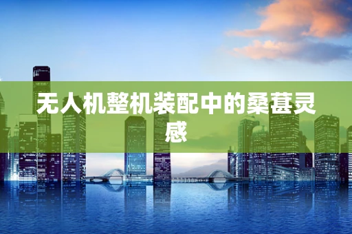 无人机整机装配中的桑葚灵感