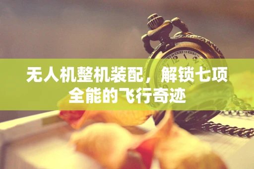 无人机整机装配，解锁七项全能的飞行奇迹