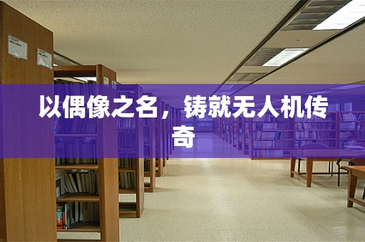 以偶像之名，铸就无人机传奇