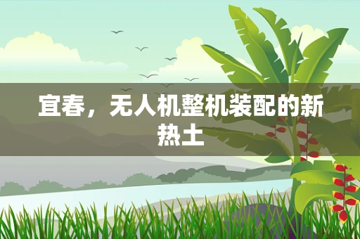 宜春，无人机整机装配的新热土