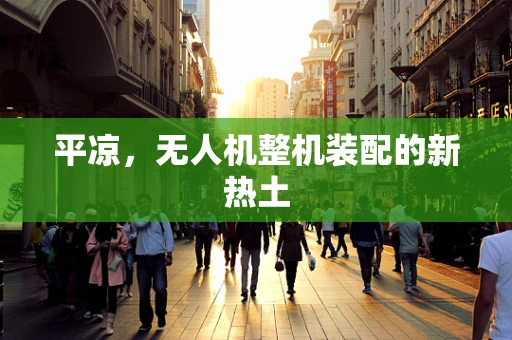 平凉，无人机整机装配的新热土