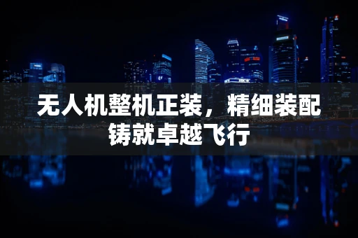无人机整机正装，精细装配铸就卓越飞行