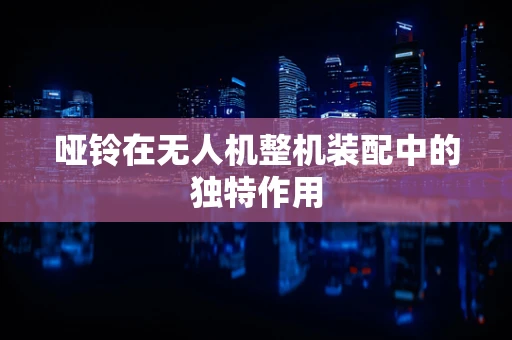 哑铃在无人机整机装配中的独特作用