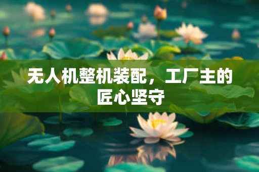 无人机整机装配，工厂主的匠心坚守