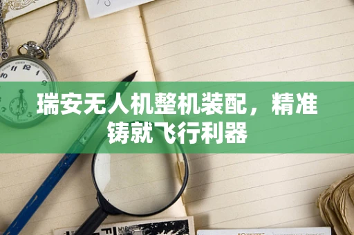 瑞安无人机整机装配，精准铸就飞行利器