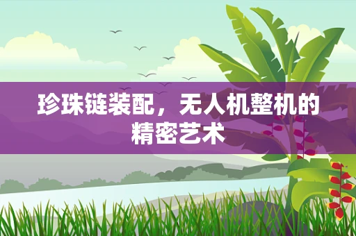 珍珠链装配，无人机整机的精密艺术