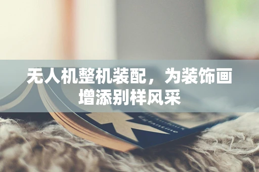 无人机整机装配，为装饰画增添别样风采