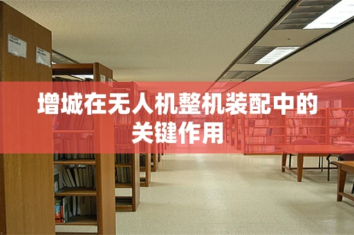 增城在无人机整机装配中的关键作用
