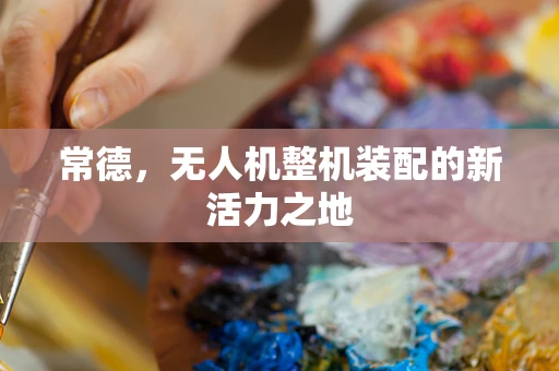 常德，无人机整机装配的新活力之地