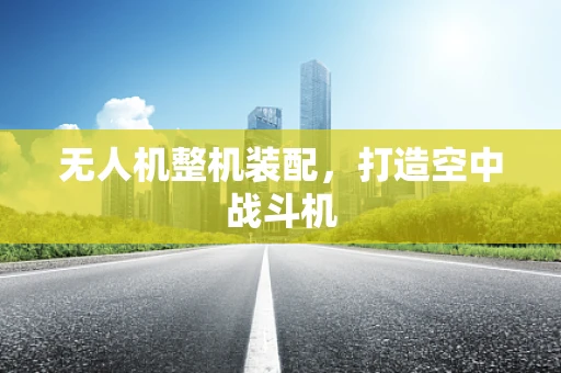 无人机整机装配，打造空中战斗机