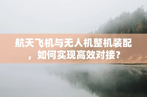 航天飞机与无人机整机装配，如何实现高效对接？