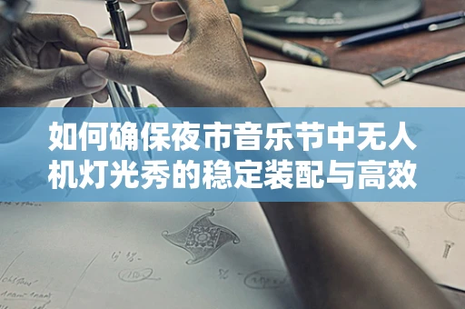 如何确保夜市音乐节中无人机灯光秀的稳定装配与高效控制？