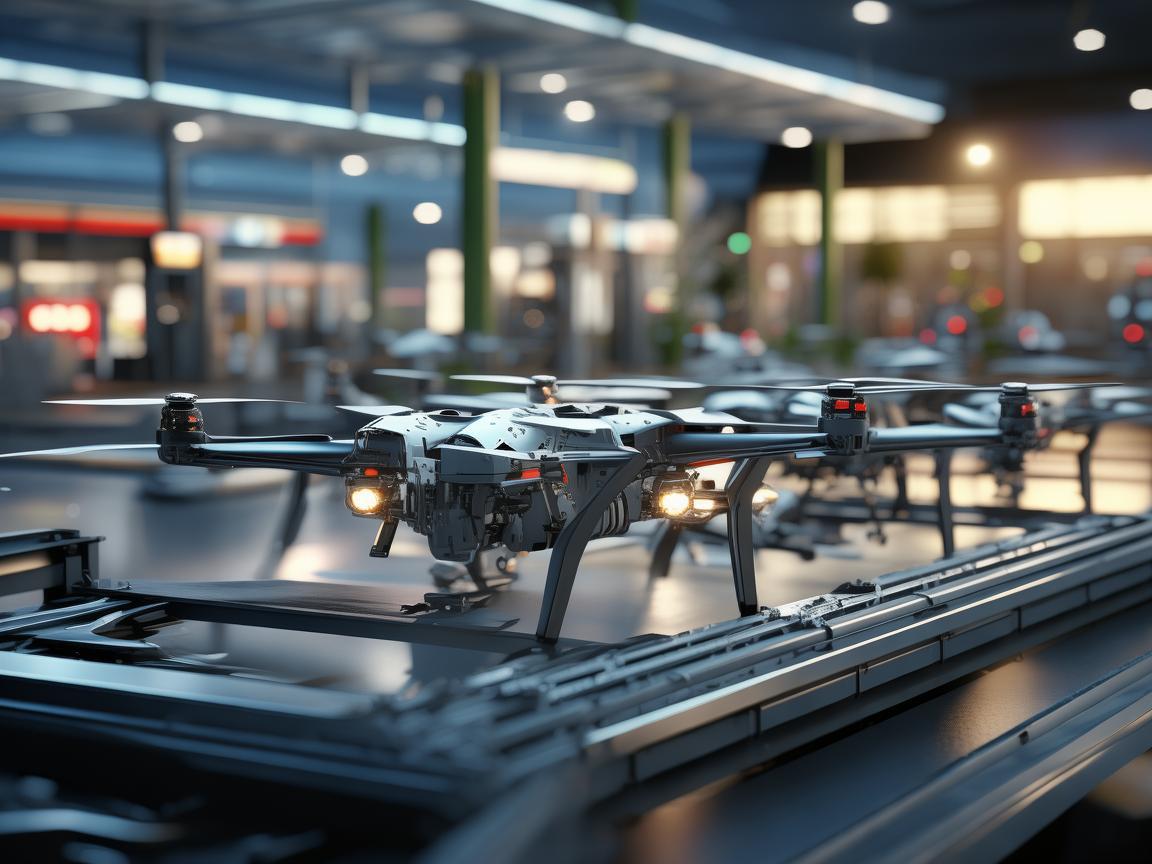 无人机整机装配，加油站场景新应用