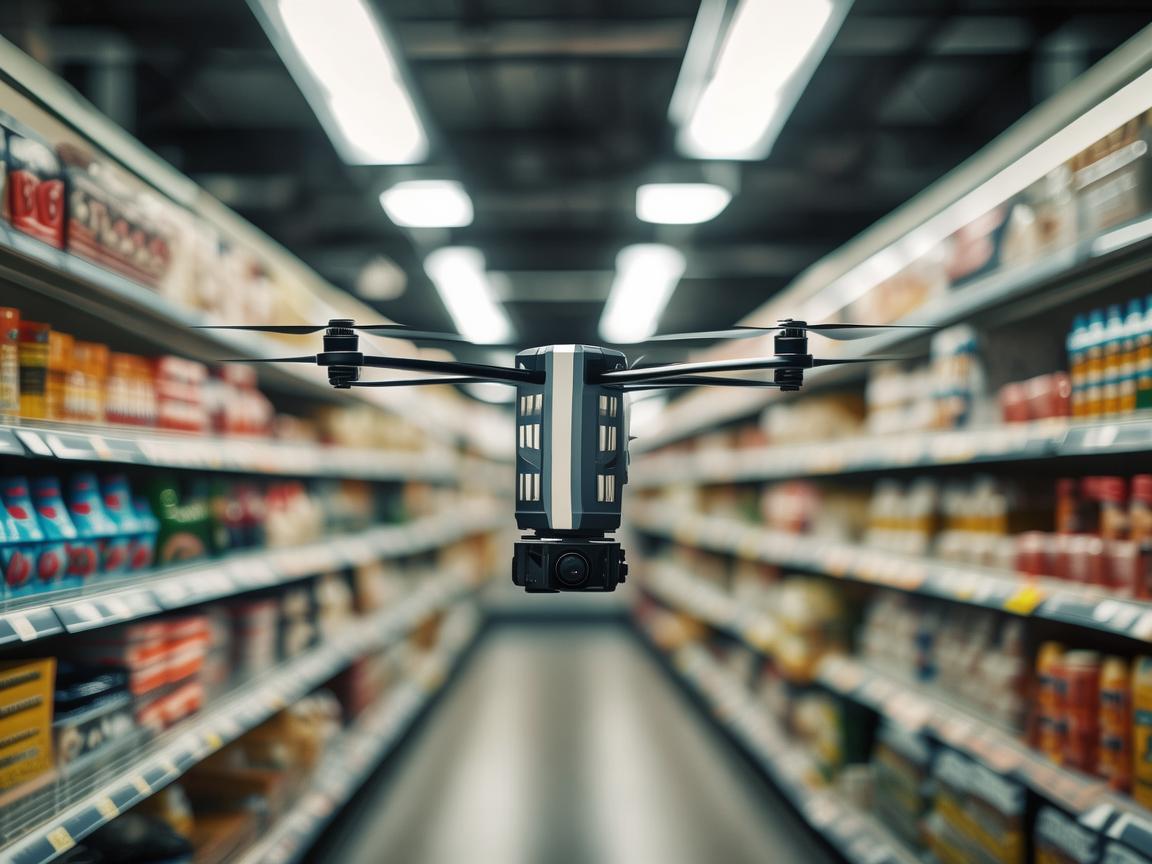 无人机助力超市货架巡检 无人机助力超市货架巡检