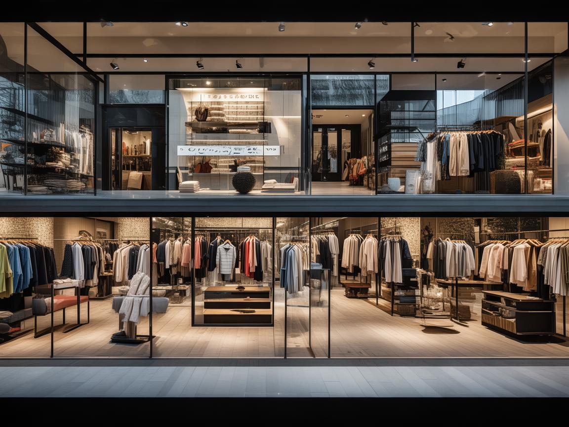 无人机助力服装店全方位展示