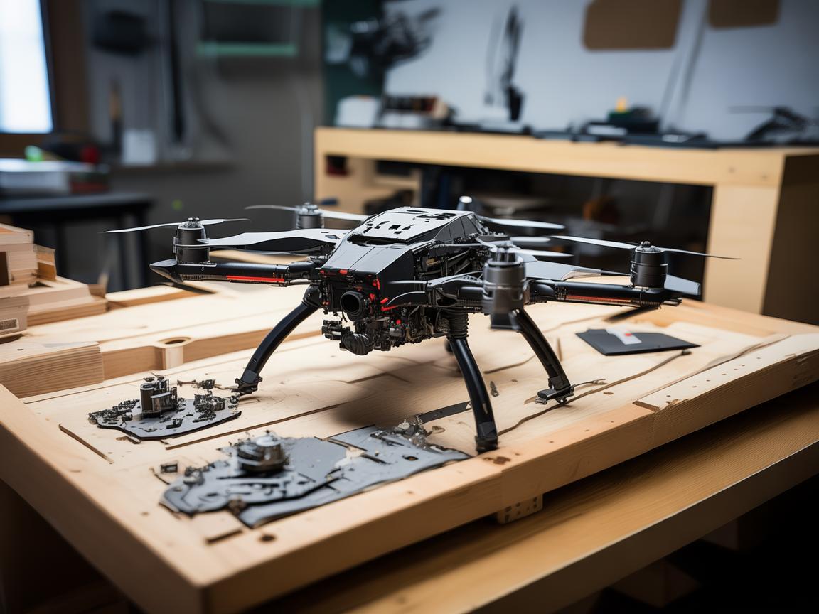 无人机整机装配,从桌面置物架开始的精密之旅 无人机整机装配,从桌面置物架开始的精密之旅